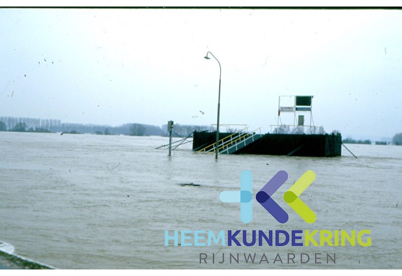 Tolkamer Europakade Hoogwater 30-03-1988 Coll. HKR F00001826
